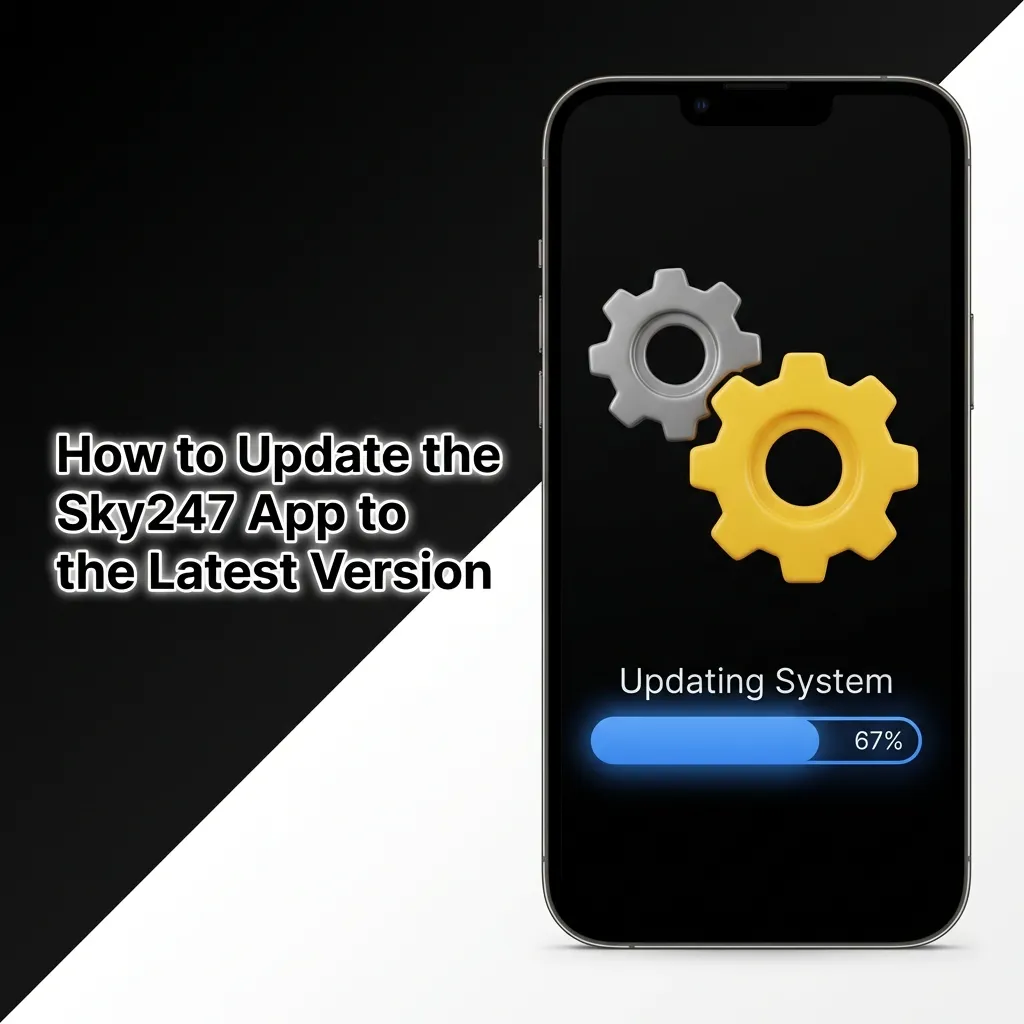 Sky247 app automatically updates through progressive web app, no manual installation needed for latest features