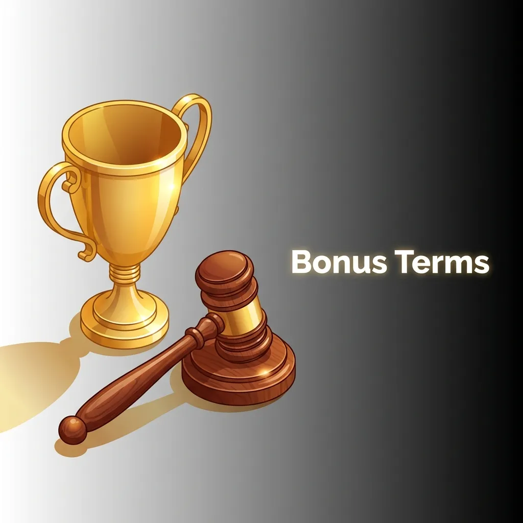Text listing bonus terms and conditions including wagering requirements, eligibility, and expiration rules.