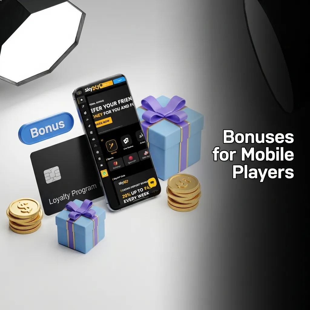 Mobile player bonuses screen showing welcome cashback, deposit offers, and app-exclusive rewards up to ₹10,247