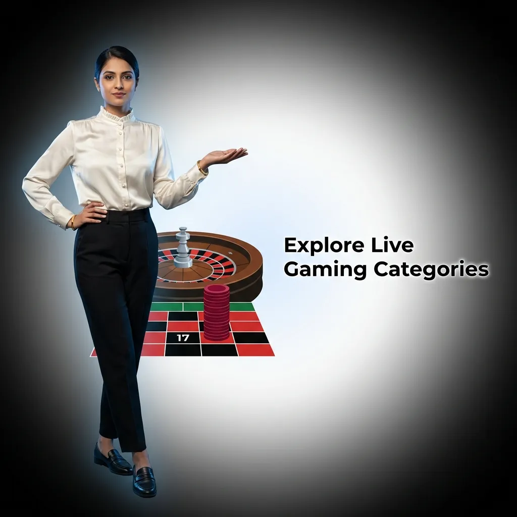 Sky247 live gaming categories including roulette, baccarat, blackjack, poker, TV games, and Indian favorites