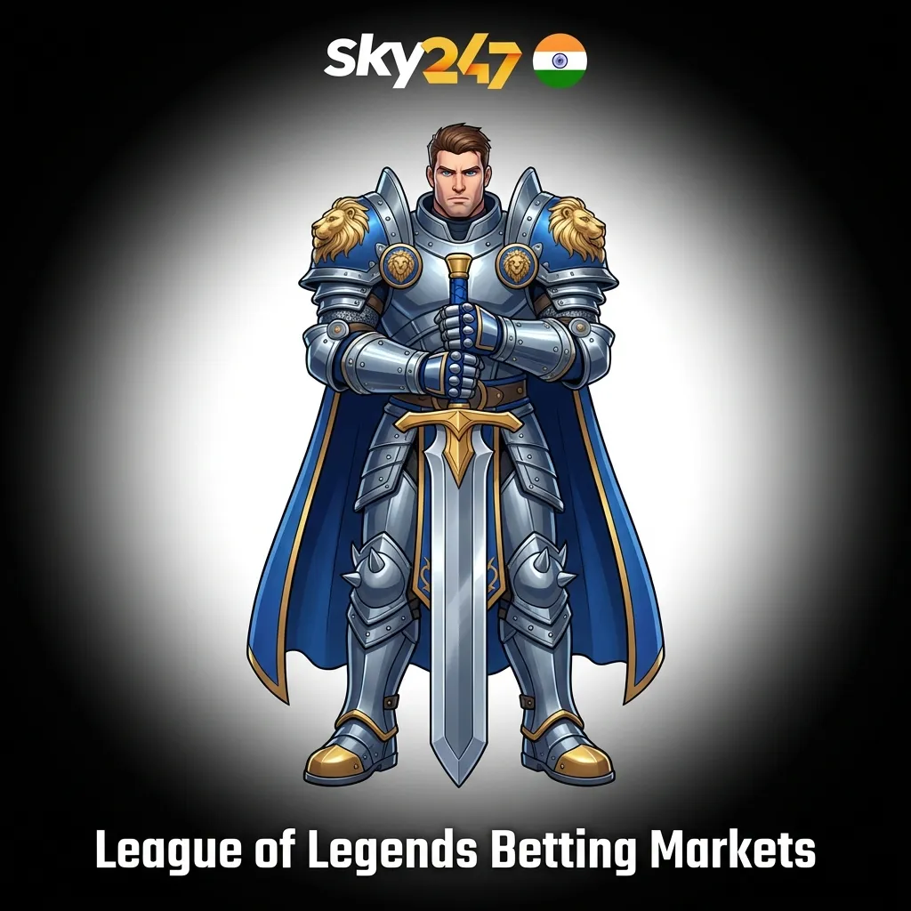 League of Legends esports betting markets featuring match outcomes, objectives, kills, and major tournaments like Worlds and MSI.