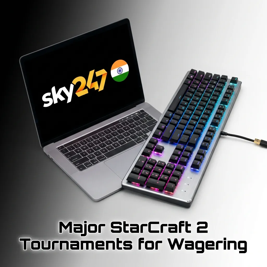 StarCraft II professional tournament logos and championship stages where top players compete in major esports events