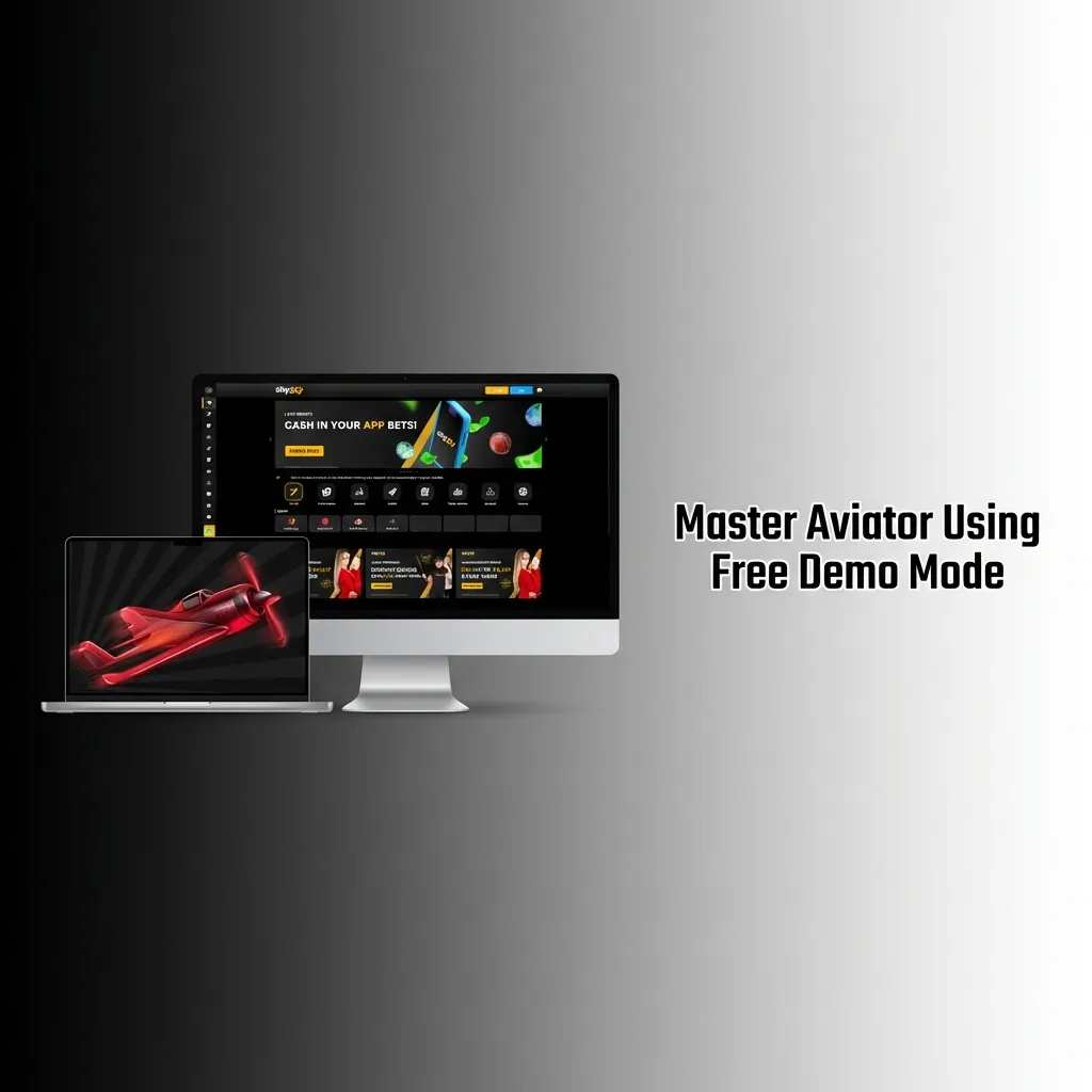 Player testing Aviator game multiplier betting strategy in virtual demo mode with on-screen flight path display