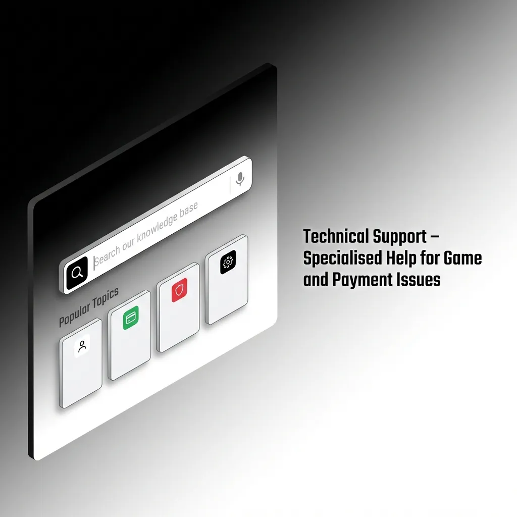 Technical support staff assisting with game malfunctions, payment errors, and app performance issues on mobile device