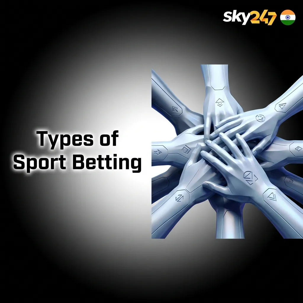 Sky247 sports betting platform showing cricket, football, kabaddi, tennis, and basketball betting options