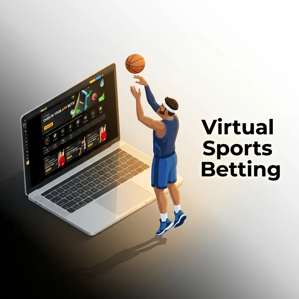 Virtual sports betting interface showing simulated football, cricket, horse racing, and greyhound racing matches