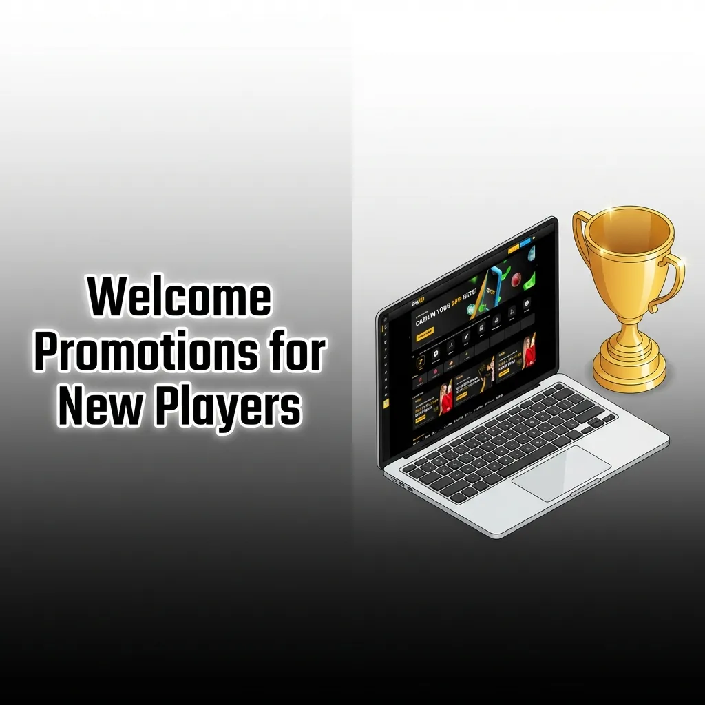 New player welcome bonuses displayed on screen showing deposit matches, cashback offers, and weekly promotions